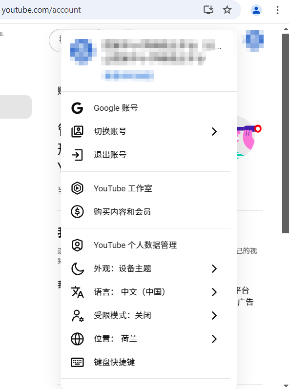 图片[5]-如何修改YouTube Studio的后台显示语言？-VidiBot 视频上传助手 | WxBot 微信自动化